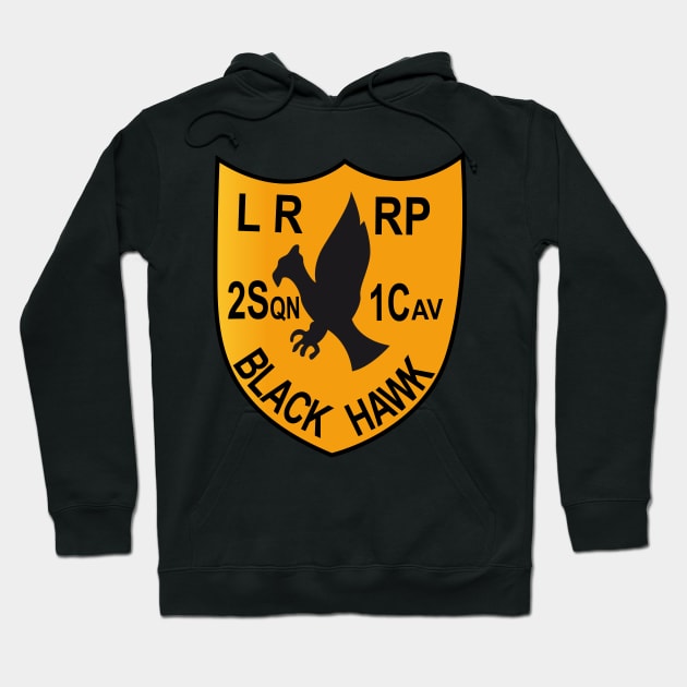 2nd Squadron, 1st Cav Regt  LRRP - Black Hawk Hoodie by twix123844